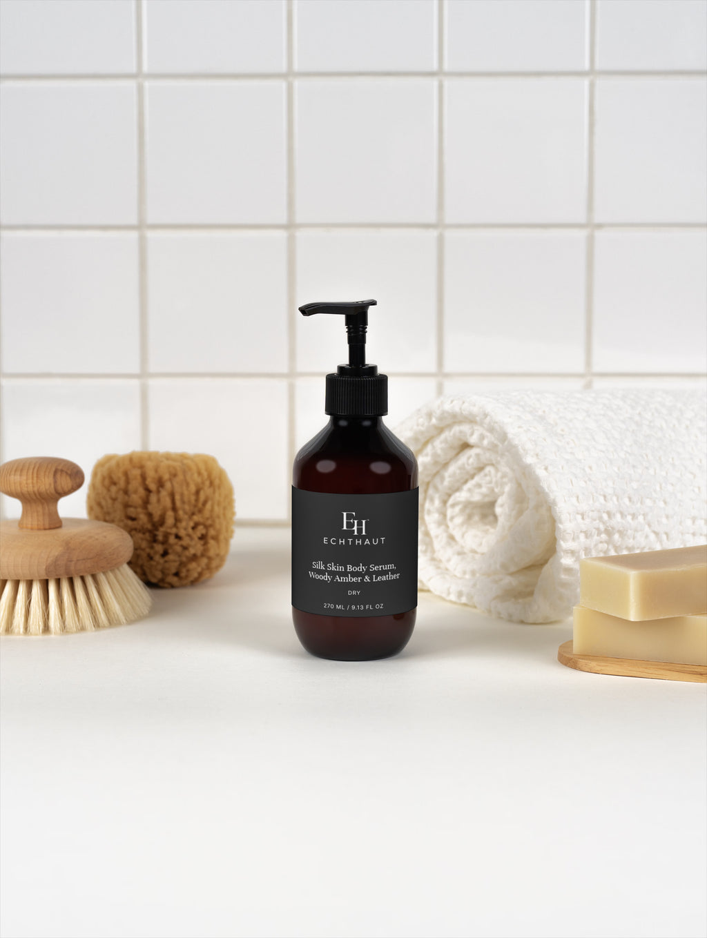 Silk Skin Body Serum, Woody Amber & Leather