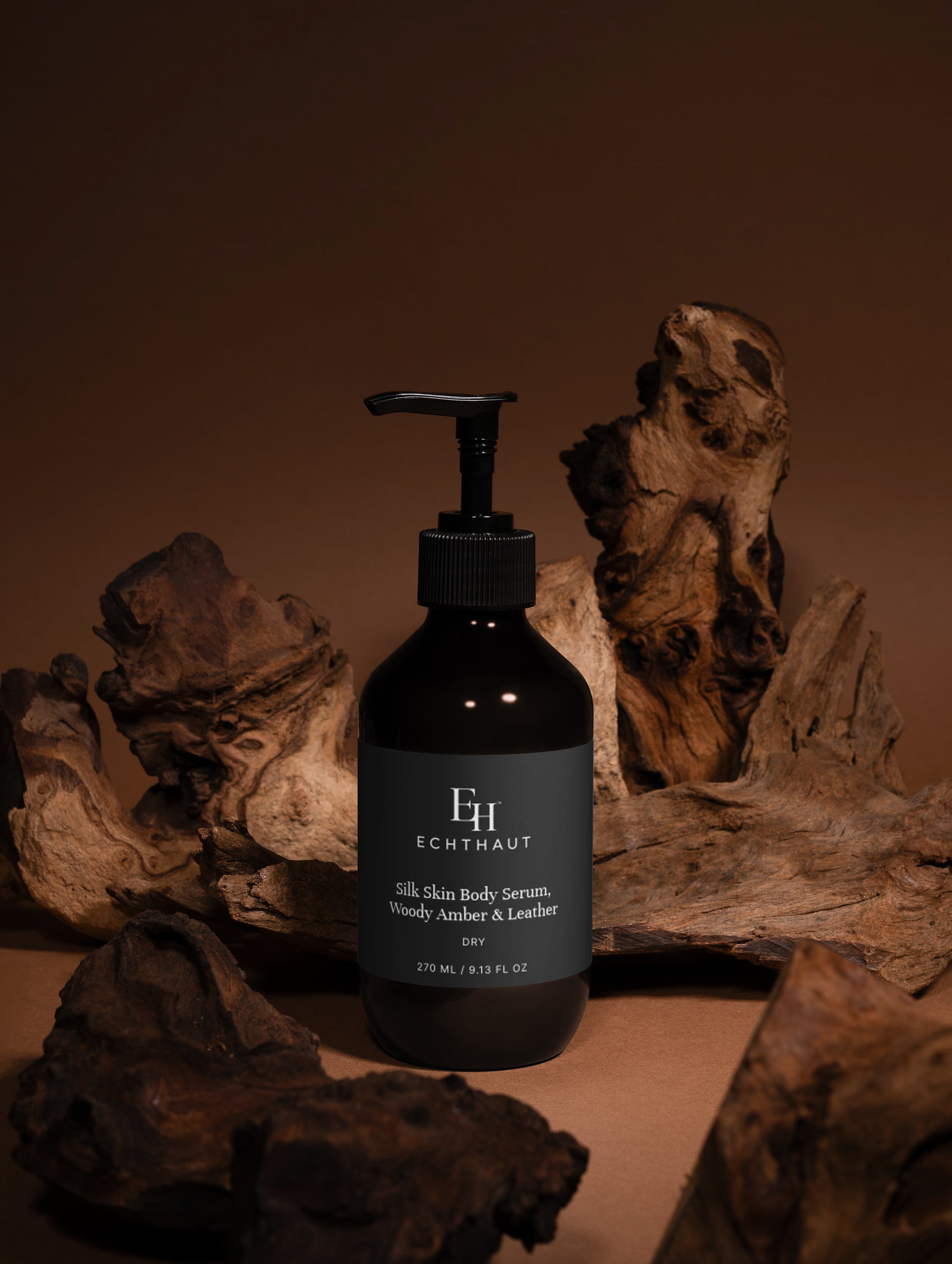 Silk Skin Body Serum, Woody Amber & Leather