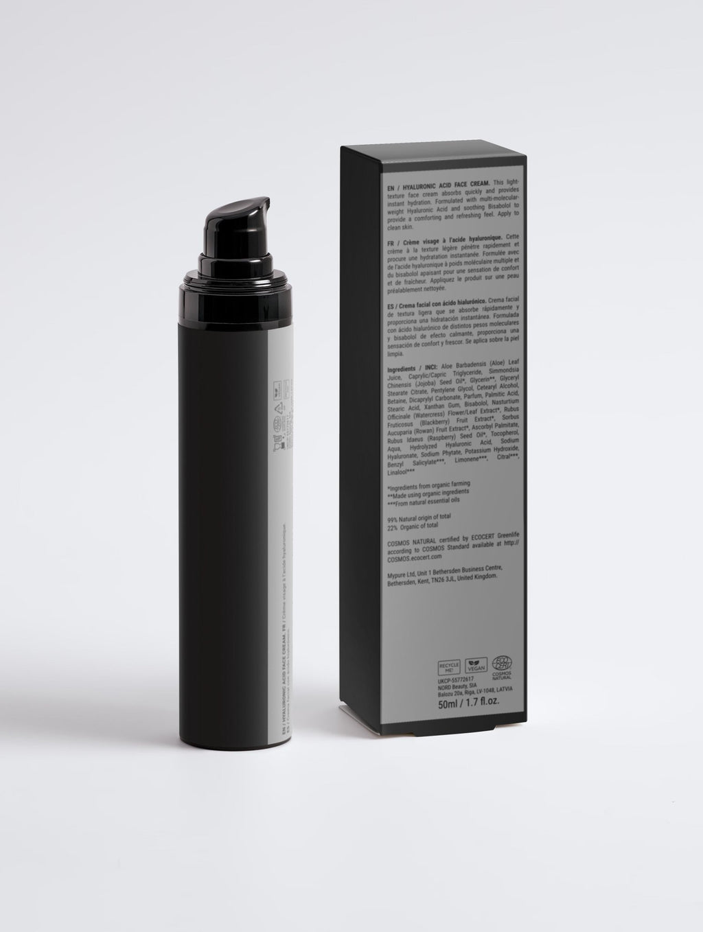 Hyaluronic Acid Face Cream for Men - ECHTHAUT